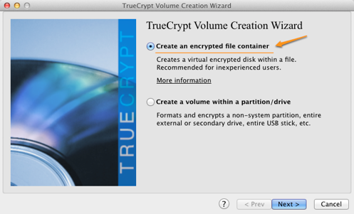 TrueCrypt Volume Creation Wizard