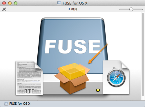 FUSE for OS X