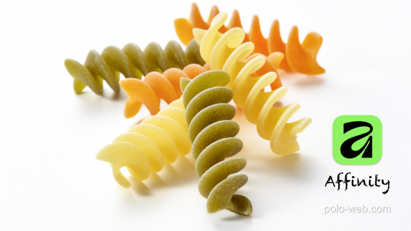 Affinity 複合パス(複合シェイプ)の解除