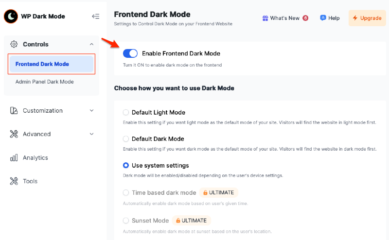 Dark Modeプラグインの使い方