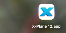 Steam の X-Plane 12の起動用のショートカットをデスクトップに置く